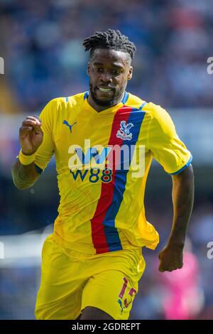LONDON, ENGLAND - AUGUST 14: Jeffrey Schlupp during the Premier League match between Chelsea  and  Crystal Palace at Stamford Bridge on August 14, 202 Stock Photo