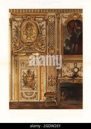 Throne room used at Fontainebleau Palace, France, used by Napolean Stock  Photo - Alamy