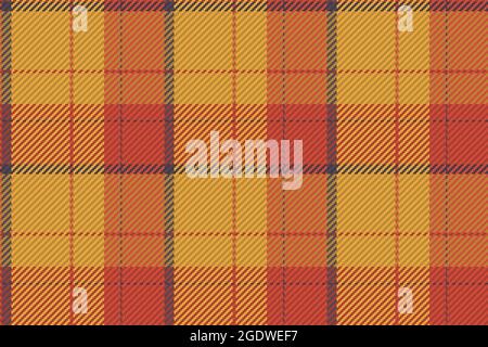 Seamless pattern of scottish tartan plaid. Repeatable background with check fabric texture. Flat vector backdrop of striped textile print. Stock Vector