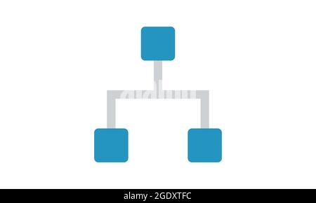 Sitemap icon. Element of programming collection for mobile concept and web apps icon.  Sitemap icon for website design and mobile, app development Stock Vector