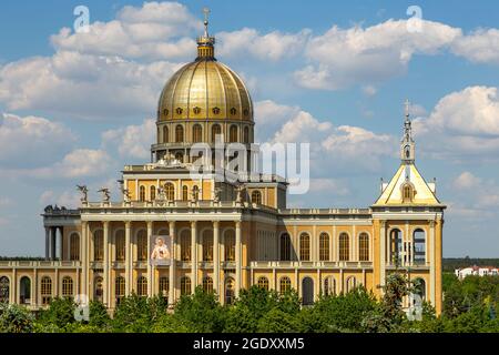 Lichen Stary, Greater Poland - 25 May 2016: View of the Sanctuary of Our Lady of Sorrows, Queen of Poland. Stock Photo