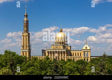 Lichen Stary, Greater Poland - 25 May 2016: View of the Sanctuary of Our Lady of Sorrows, Queen of Poland. Stock Photo