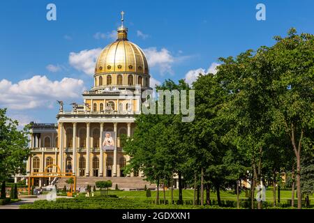 Lichen Stary, Greater Poland - 25 May 2016: View of the Sanctuary of Our Lady of Sorrows, Queen of Poland. Stock Photo