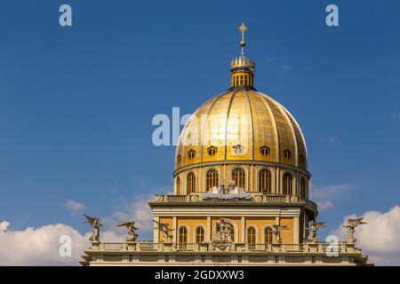 Lichen Stary, Greater Poland - 25 May 2016: View of the Sanctuary of Our Lady of Sorrows, Queen of Poland. Stock Photo