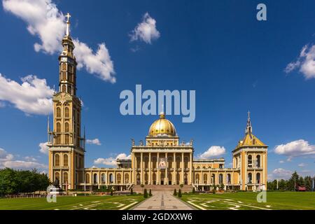 Lichen Stary, Greater Poland - 25 May 2016: View of the Sanctuary of Our Lady of Sorrows, Queen of Poland. Stock Photo