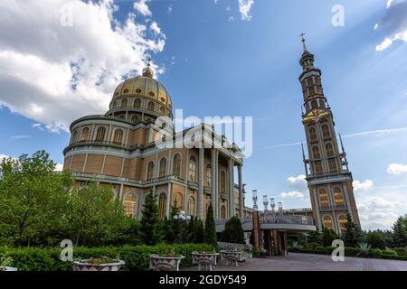 Lichen Stary, Greater Poland - 25 May 2016: View of the Sanctuary of Our Lady of Sorrows, Queen of Poland. Stock Photo