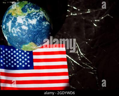 United States Space Program for Space Exploration. exploring the planet earth Stock Photo