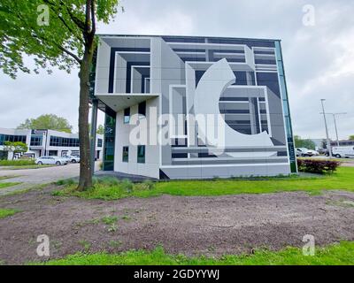 commercial zone at the Hoofdweg in Capelle aan den IJssel in the Netherlands Stock Photo