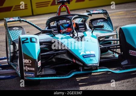 20 Evans Mitch (nzl), Jaguar Racing, Jaguar I-Type 5, action during the 2021 Berlin ePrix, 8th meeting of the 2020-21 Formula E World Championship, on the Tempelhof Airport Street Circuit from August 14 to 15, in Berlin, Germany - Photo Germain Hazard / DPPI Stock Photo