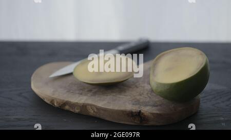 Rotten Mango On White Background Stock Photo 1460642162