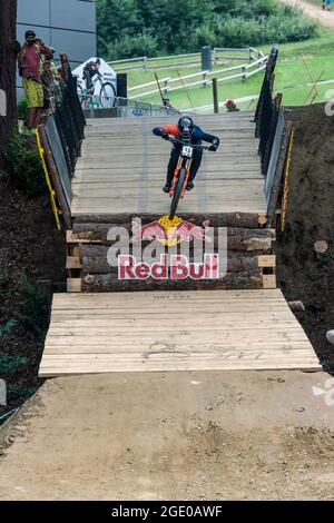 Remi THIRION of France during the 2021 Mountain Bike World Cup on August 15, 2021 in Maribor, Slovenia - Photo Olly Bowman / DPPI Stock Photo