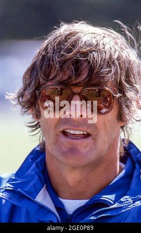 USA 1994 World Cup coach Bora Milutinović before a game Stock Photo
