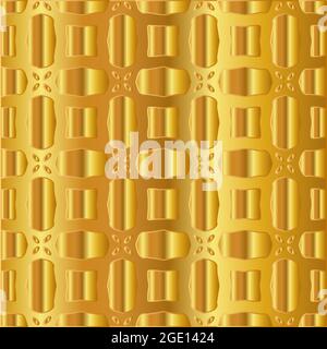 Gold metal texture background vector illustration Stock Vector