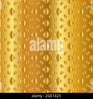 Gold metal texture background vector illustration Stock Vector