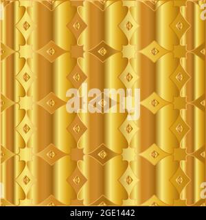Gold metal texture background vector illustration Stock Vector