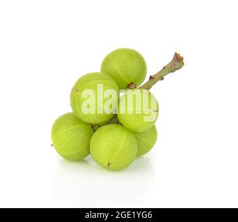 Indian gooseberry isolated on white background Stock Photo