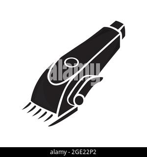 Modern hair trimmer vector isolated on white. Personal grooming accessories for men and women. Salon object Stock Vector