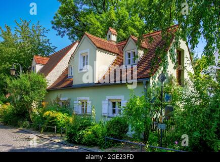 Historical Hostels, Preysingstrasse, Haidhausen, Munich, Bavaria, Germany, Europe Stock Photo