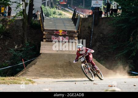 Luca SHAW of the USA during the 2021 Mountain Bike World Cup on August 15, 2021 in Maribor, Slovenia - Photo Olly Bowman / DPPI Stock Photo