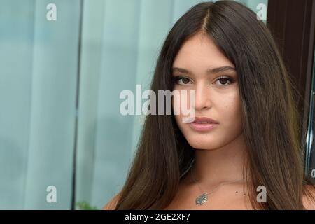 The young actress Alice Maselli during the photocall for the