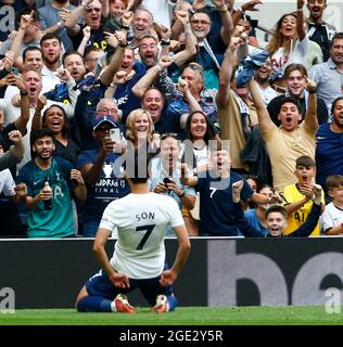 GOAL 2-0, Son Heung-Min of Tottenham Hotspur goal celebration