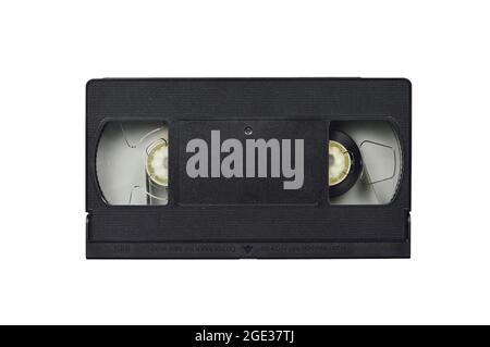 Videocassette isolated on white background Stock Photo