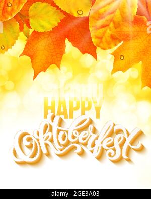 Oktoberfest party Background Stock Vector Image & Art - Alamy