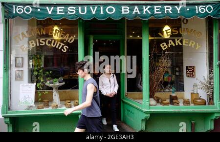 Vesuvio Bakery in Soho Manhattan NYC Stock Photo