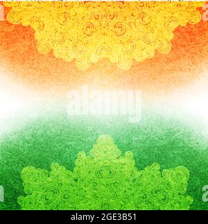 Beautiful tricolor indian flag theme texture design Stock Vector Image ...
