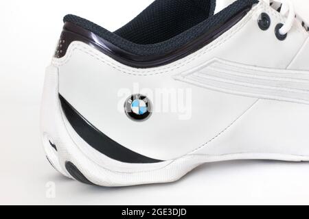 Men's 2017 PUMA BMW MS Drift Cat 7 Navy Blue Leather Driving Shoes  Size 11.5 | eBay