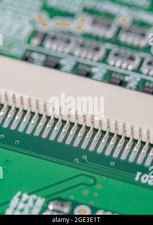 Circuit Board Ribbon Cable Stock Photo Alamy