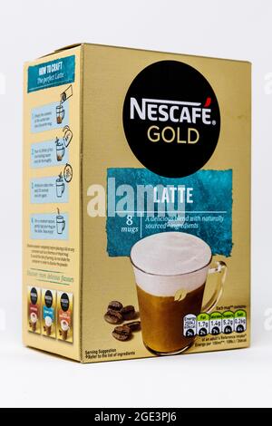 Packet Of Nescafe Cappuccino Coffee Sachets Stock Photo - Alamy