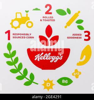 Kellogg's Corn Flakes Stock Photo