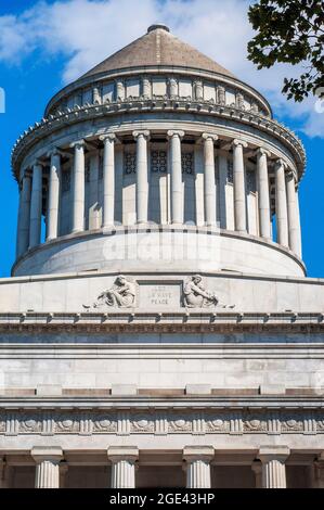 Grant's Tomb Morningside Heights Manhattan, New York, USA. The General Grant National Memorial in New York City. Stock Photo