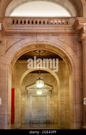 Astor Hall in New York Public Library Stock Photo - Alamy
