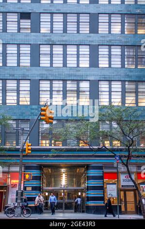 Group Health Insurance Building. Built in 1931, designed by Raymond Hood, was the only New York.  330 West 42nd Street (also the McGraw-Hill Building Stock Photo