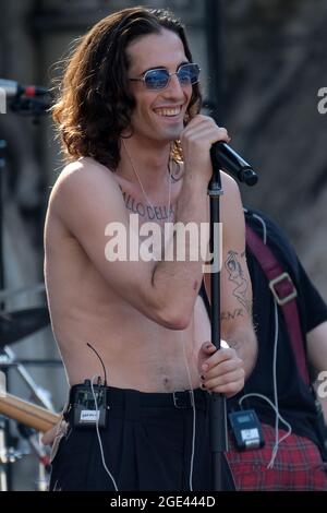 The band Maneskin during the 'Aperol Happy Togheter Live  in Venice, Italy, Julay 1, 2019 Stock Photo