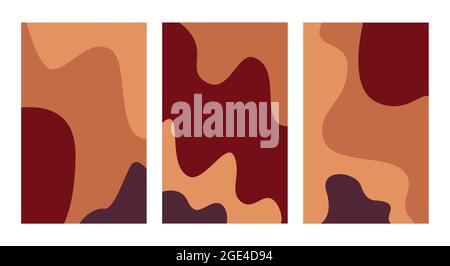 Autumn. Vector banners set with copy space Stock Vector