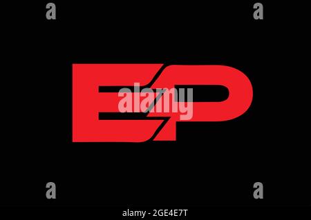 AE or EA basic alphabetic logo design Stock Vector
