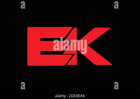 AE or EA basic alphabetic logo design Stock Vector