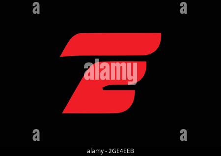 AE or EA basic alphabetic logo design Stock Vector