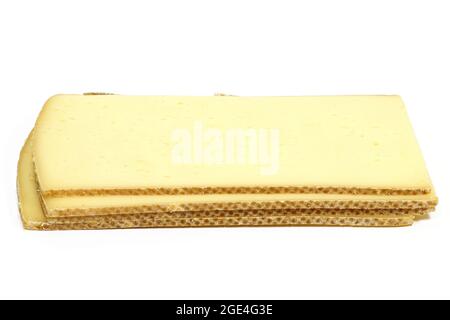 beer cheese isolated on white background Stock Photo