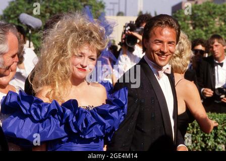 DON JOHNSON Patti D'Arbanville Credit: Ralph Dominguez/MediaPunch Stock