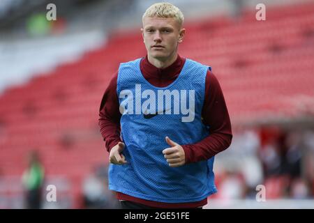 SUNDERLAND, UK. AUGUST 16TH during the PL 2 Division 2 match between Sunderland and Fulham at the Stadium Of Light, Sunderland on Monday 16th August 2021. (Credit: Will Matthews | MI News) Credit: MI News & Sport /Alamy Live News Stock Photo