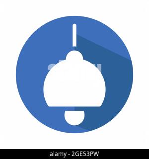 Vector Graphic of - Ceiling Light - Flat Style - simple illustration. Editable stroke. Design template vector.outline style design.Vector graphic illu Stock Vector