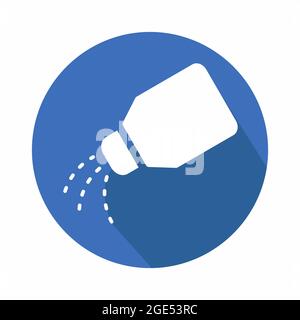 Vector Graphic of - Salt bottle - Flat Style - simple illustration. Editable stroke. Design template vector.outline style design.Vector graphic illust Stock Vector