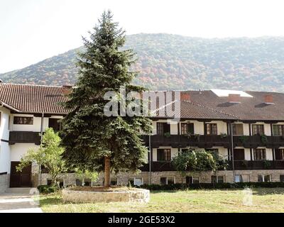 Orthodox Monastery Manasija in Serbia Stock Photo