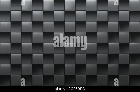 Big Abstract vector realistic cubic background. Stock Vector