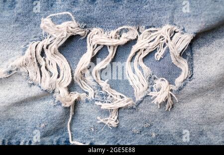 Blue Denim jeans texture. Denim background texture for design. Canvas denim texture. Blue denim that can be used as background Stock Photo