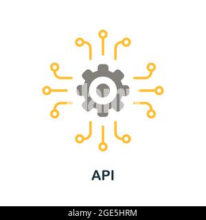 Api icon vector logo set collection for web app ui Stock Vector Image ...